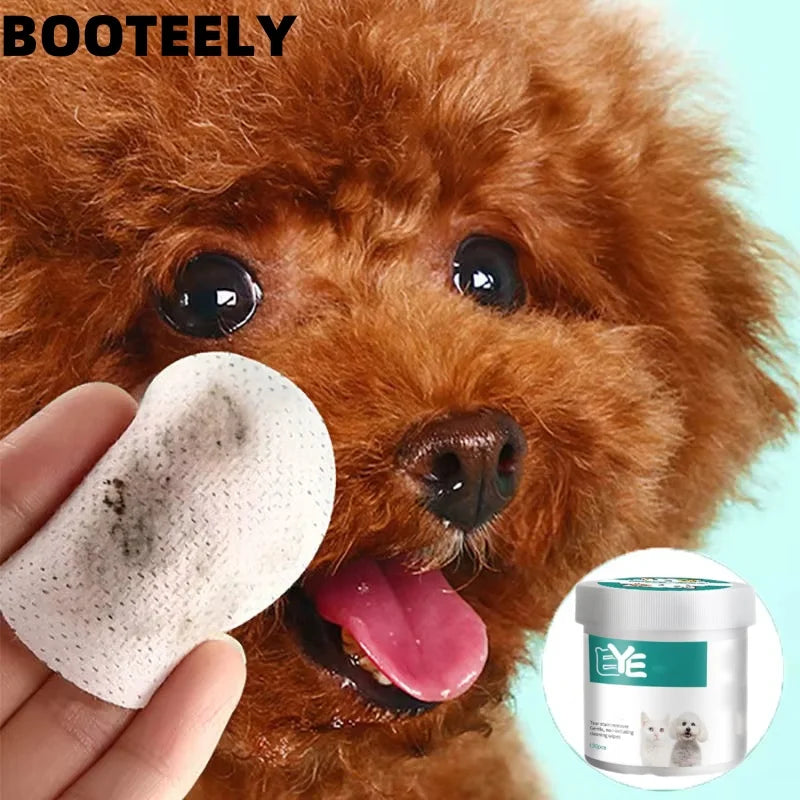 Pet Eye Wipes for Cats and Dogs – 130 Count